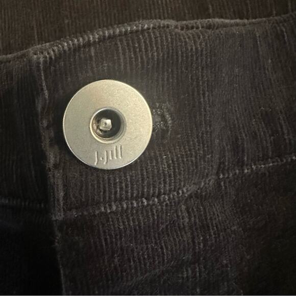 J. Jill Black Corduroy Pants, Women, Slim Straight Leg, Large TALL - Picture 7 of 14